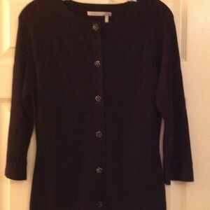 Classiques Entier Black Cardigan Sweater
